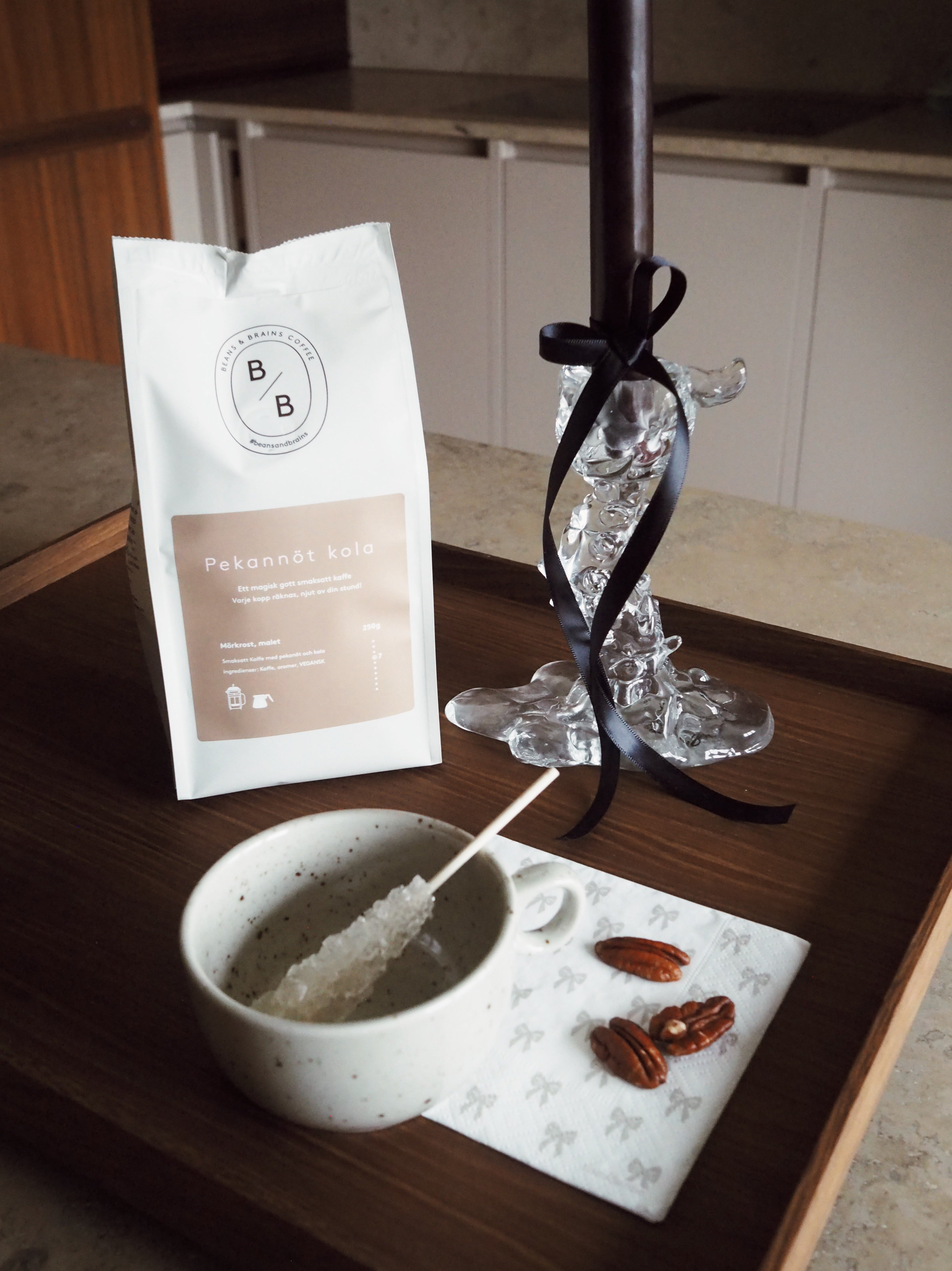 Svanfeldts Coffee Pekannöt kola - Smaksatt kaffe - mörkrost malet