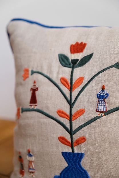 Fine Little Day Högtid Broderat Kuddfodral