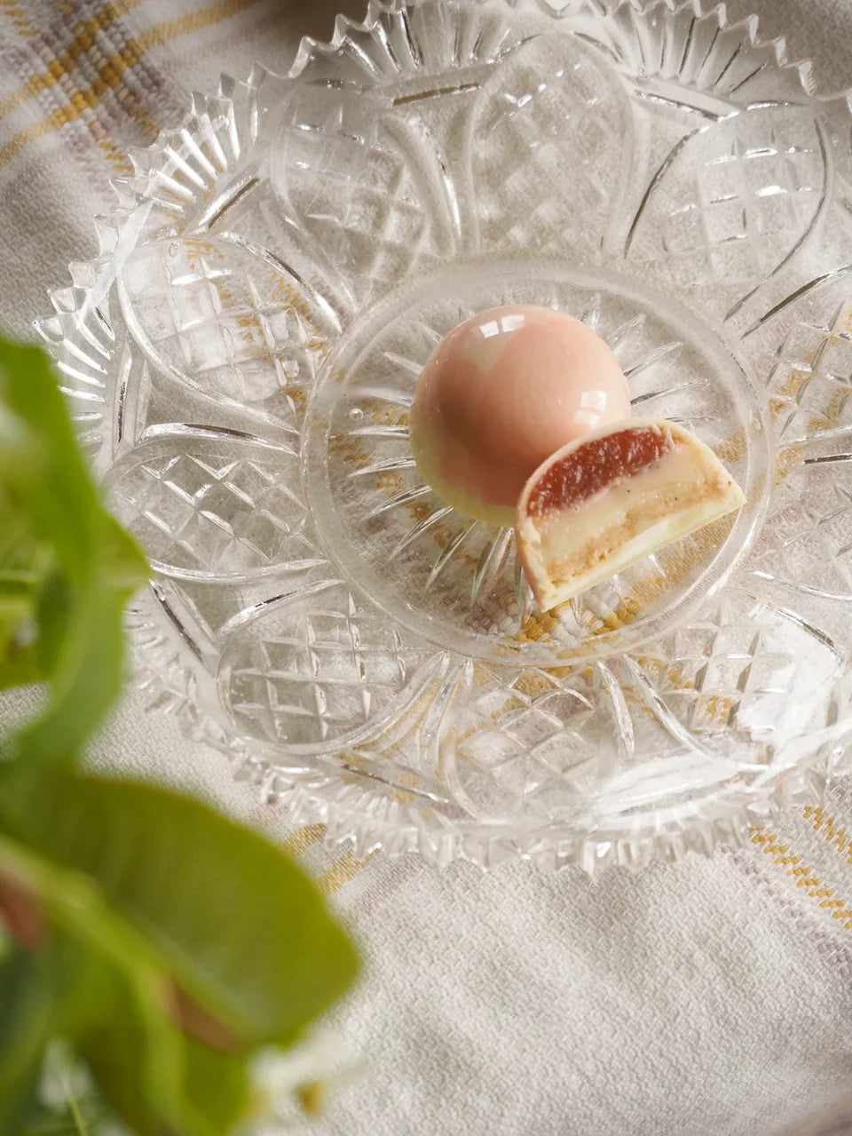 Lilla Wester Handgjorda Chokladpraliner - Rabarberpaj