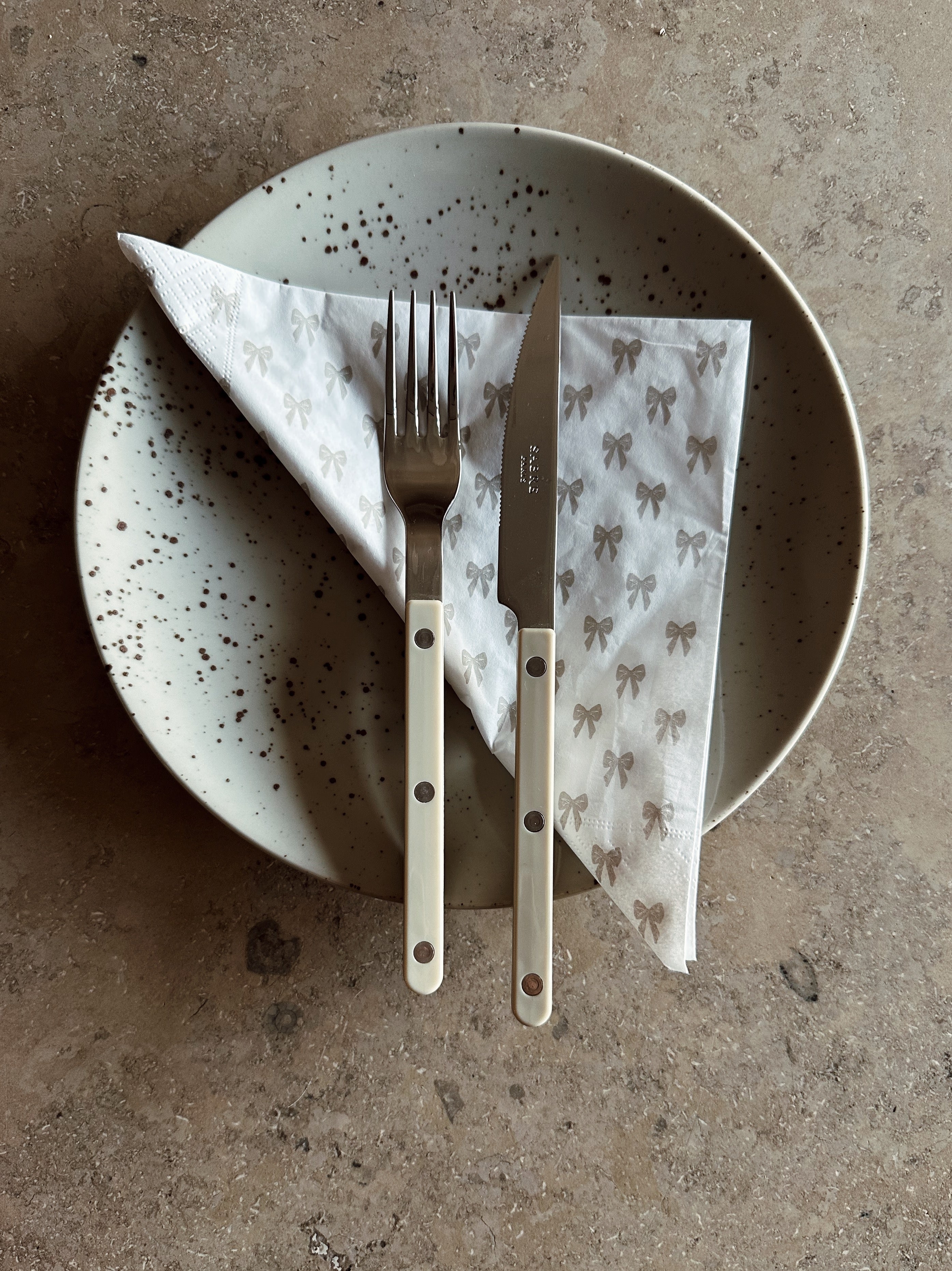 Tine K Home Pappersservetter Linne Rosett 50 st