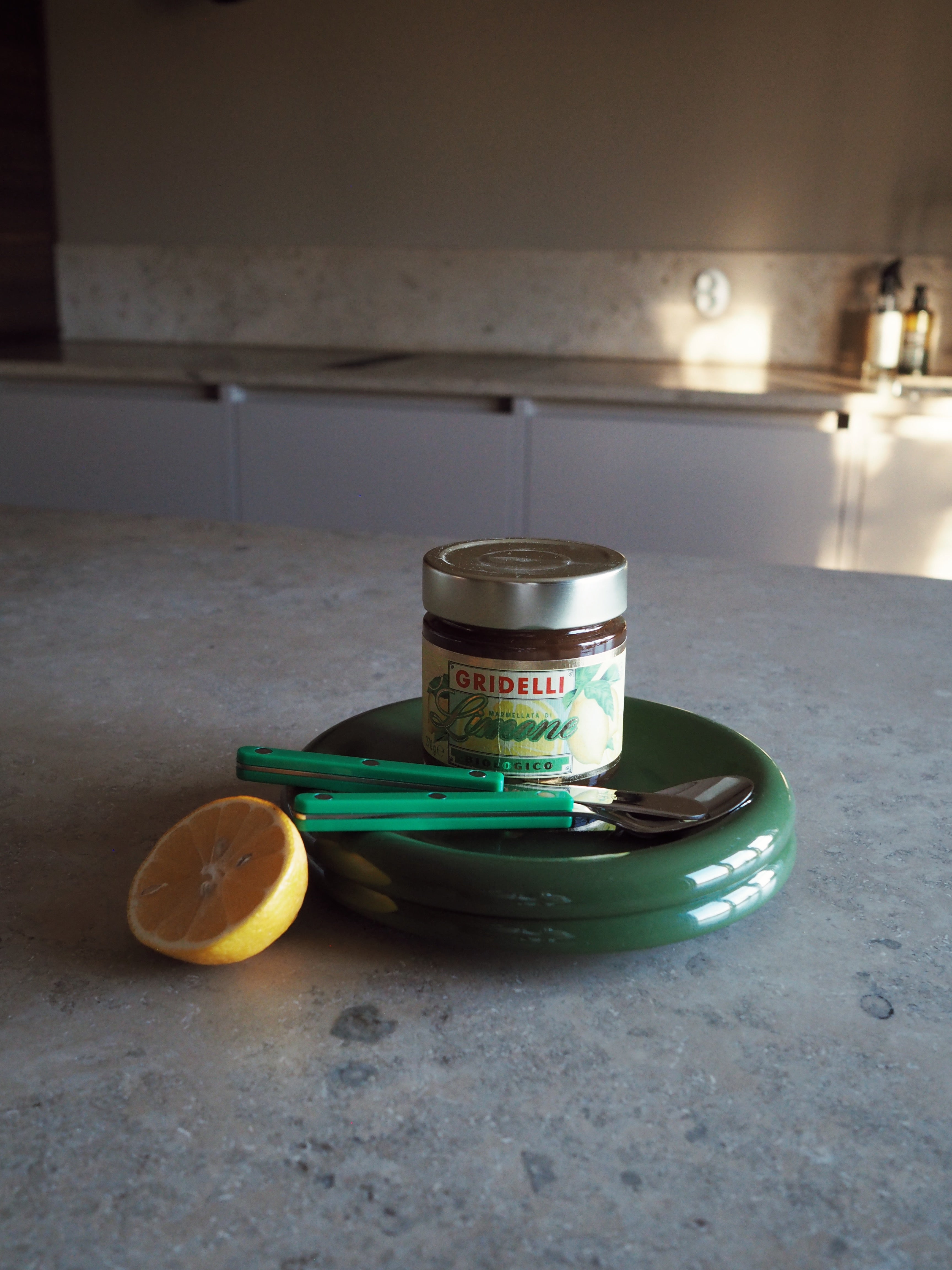Hay Barro Plate - Green Small