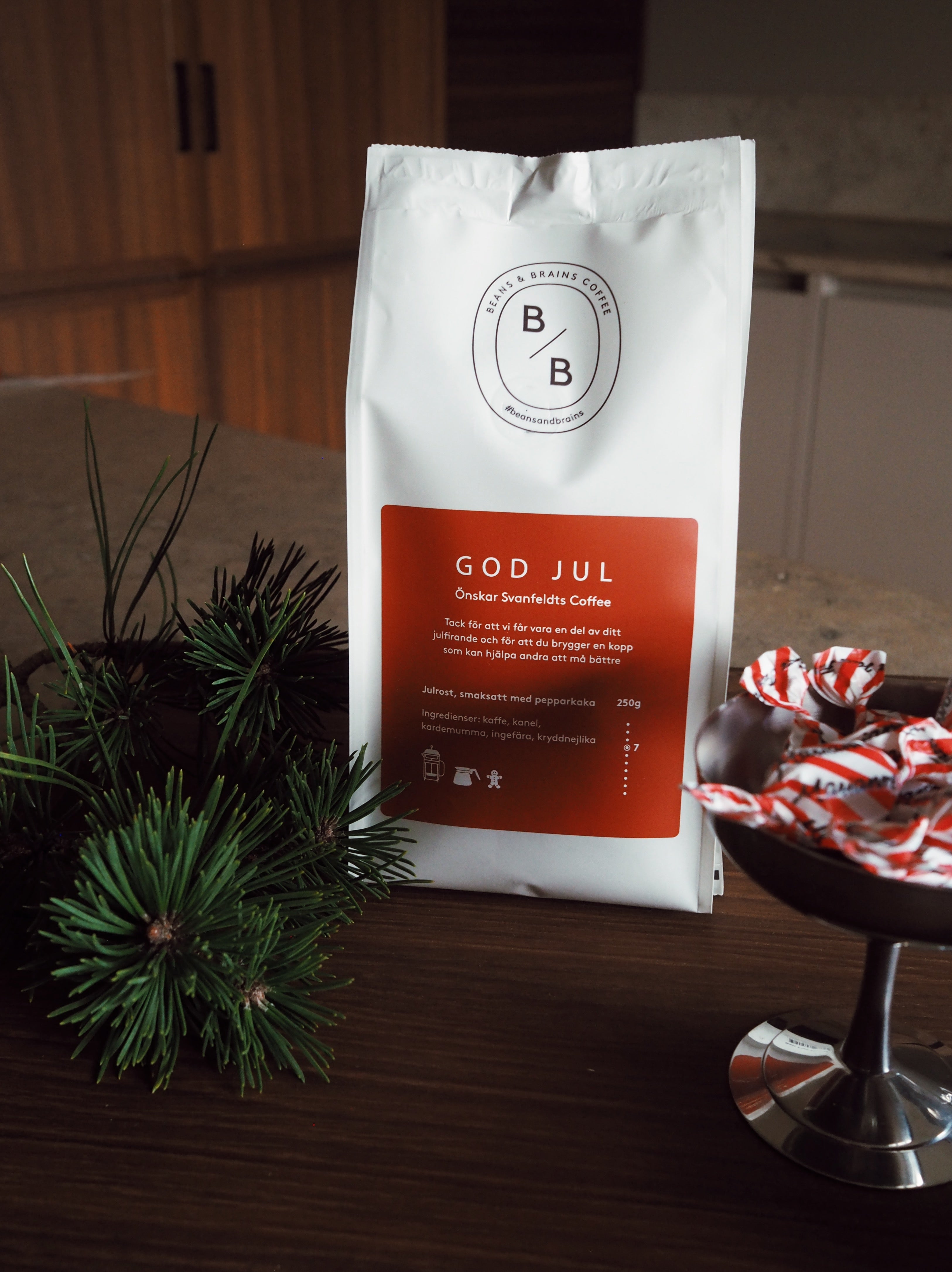Svanfeldts Coffee God Jul Julrost smaksatt med Pepparkaka - malet