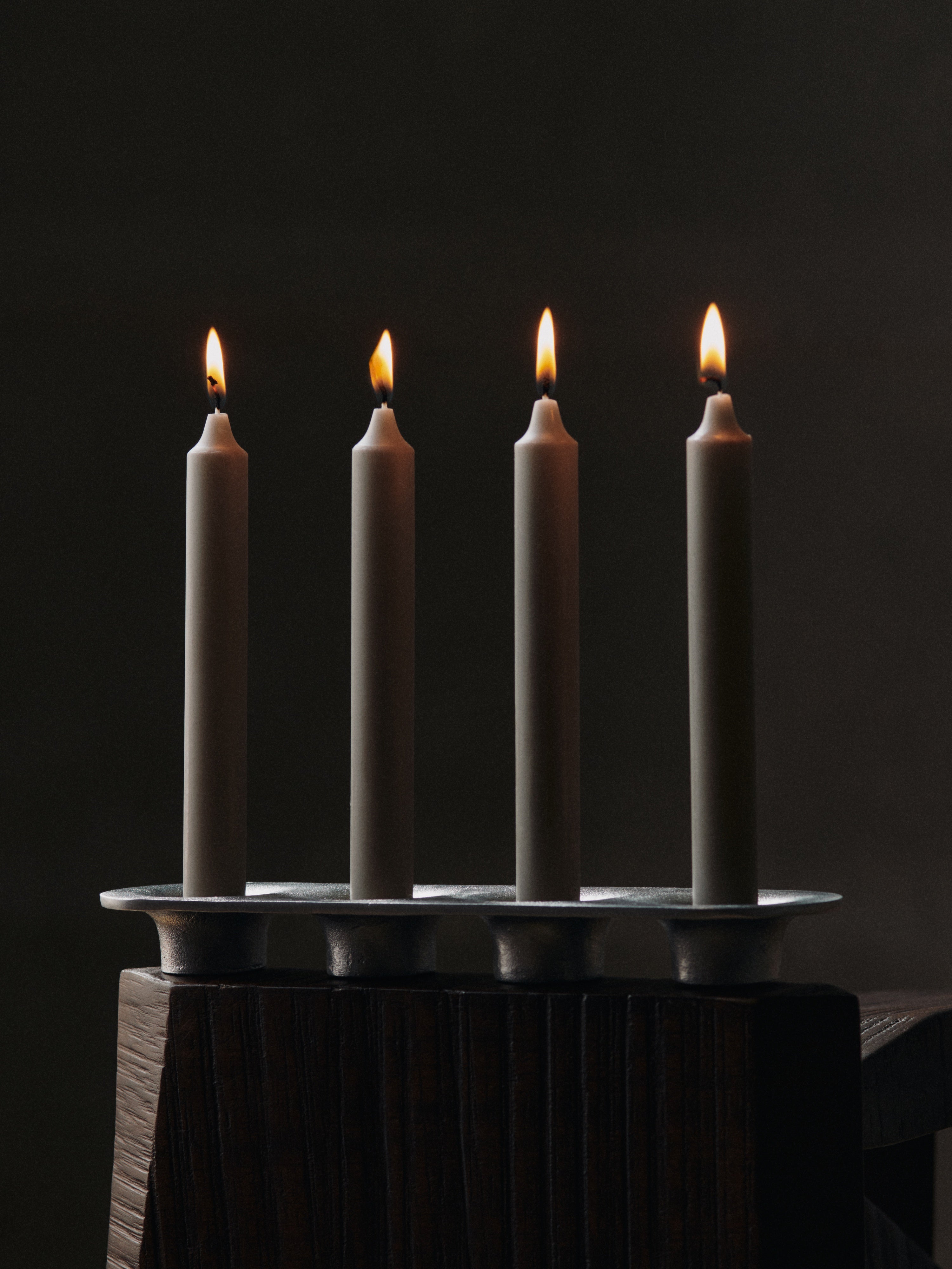 Ferm Living Soothe 4 Candle Holder - Silver