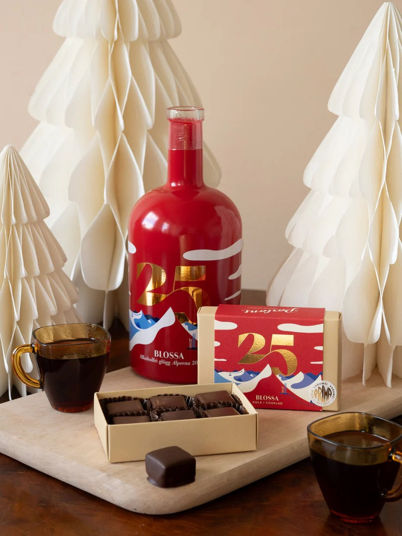 Pärlans Konfektyr Blossa 2025 6 Kolor i choklad