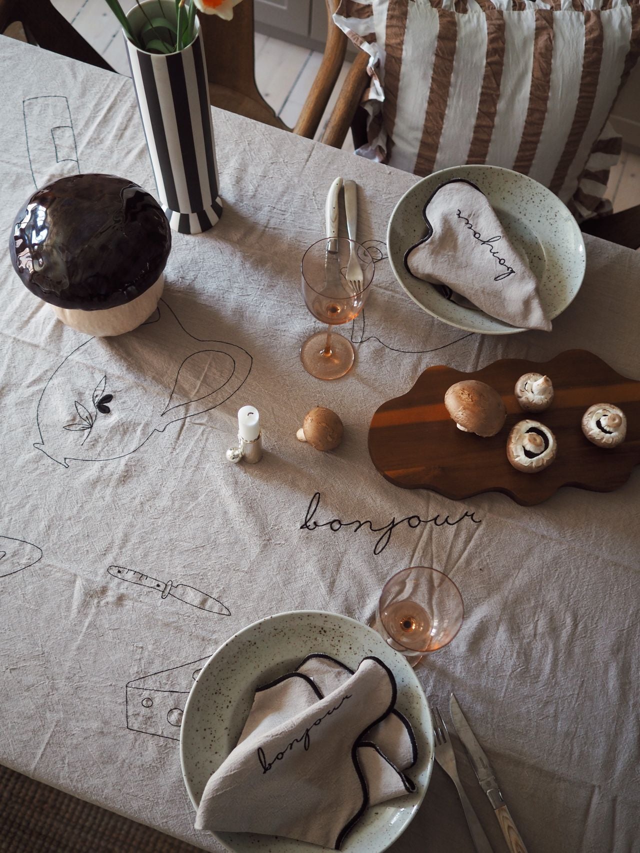 Boel & Jan Bordsduk Bordeaux
