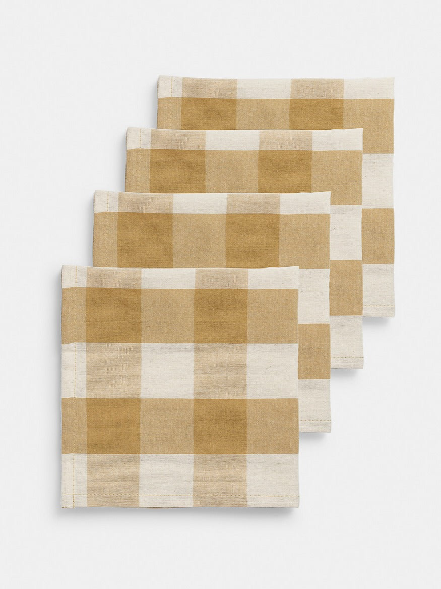 Midnatt Servetter 4-pack Rut