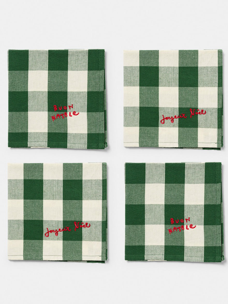 Midnatt Servetter 4-pack Elsa Christmas