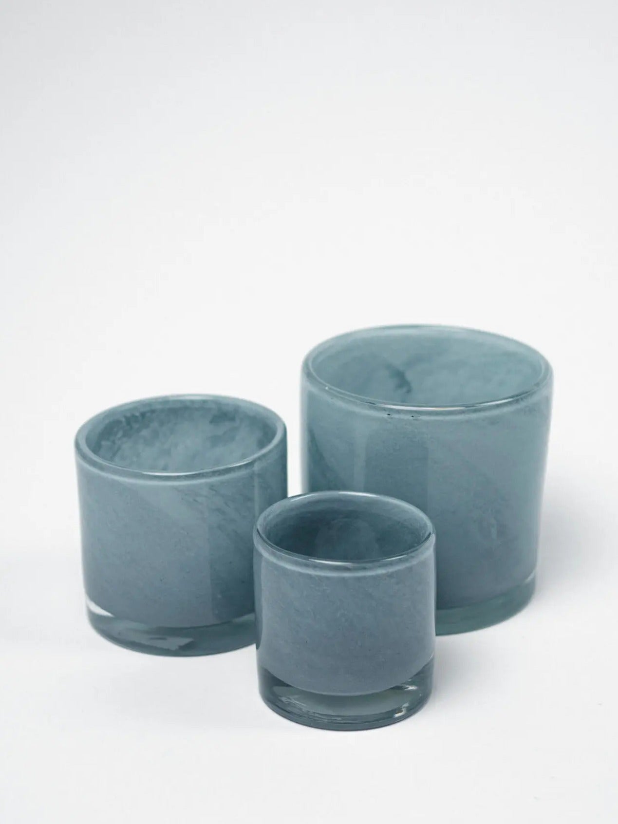 Olsson & Jensen Nilla Ljuslykta Ljusblå 12cm