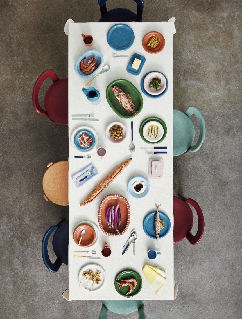 Hay Barro Plate - Off White Large
