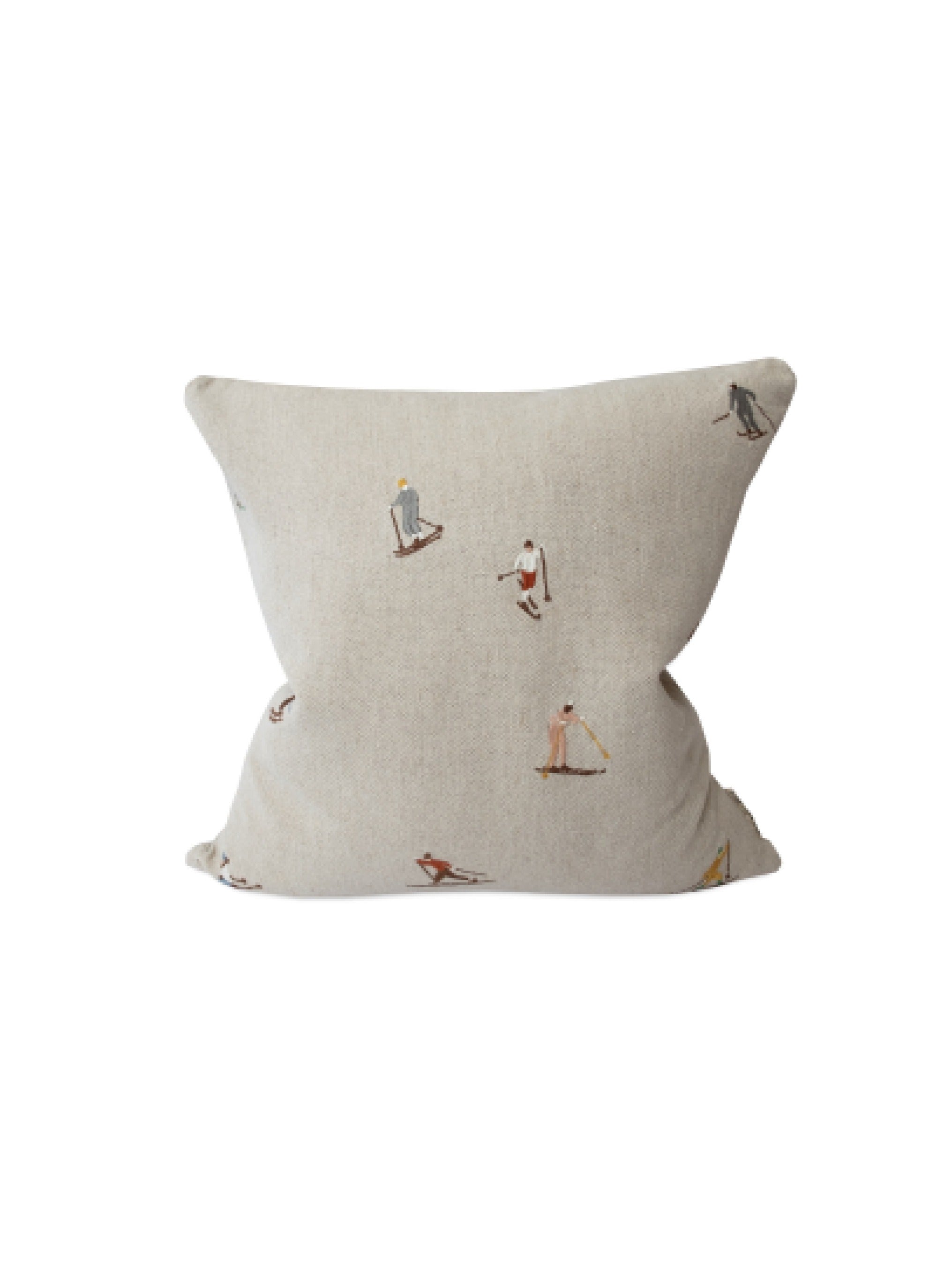 Fine Little Day Skiers Broderat Kuddfodral