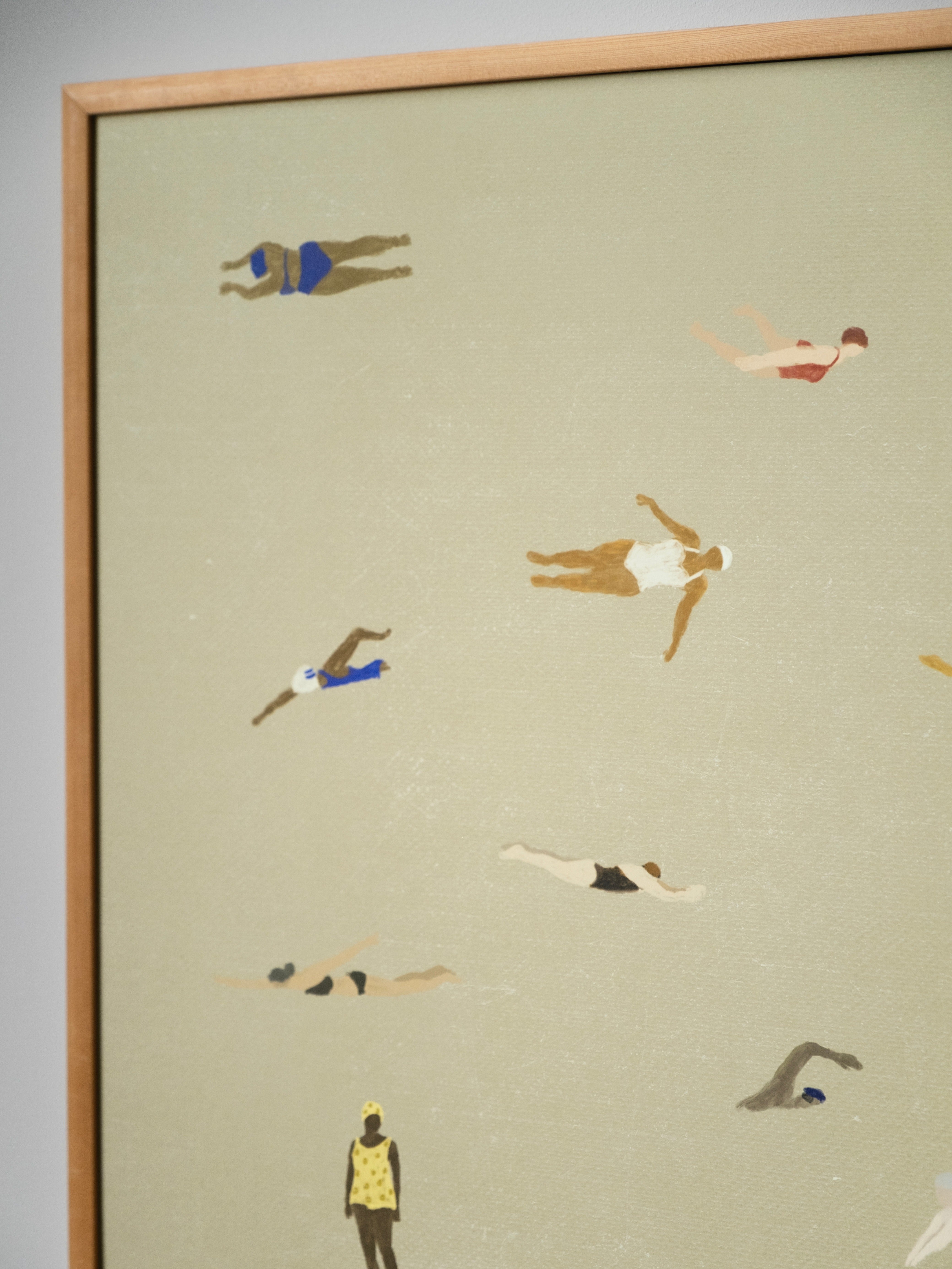 Fine Little Day Swimmers Poster Sand 50x40cm