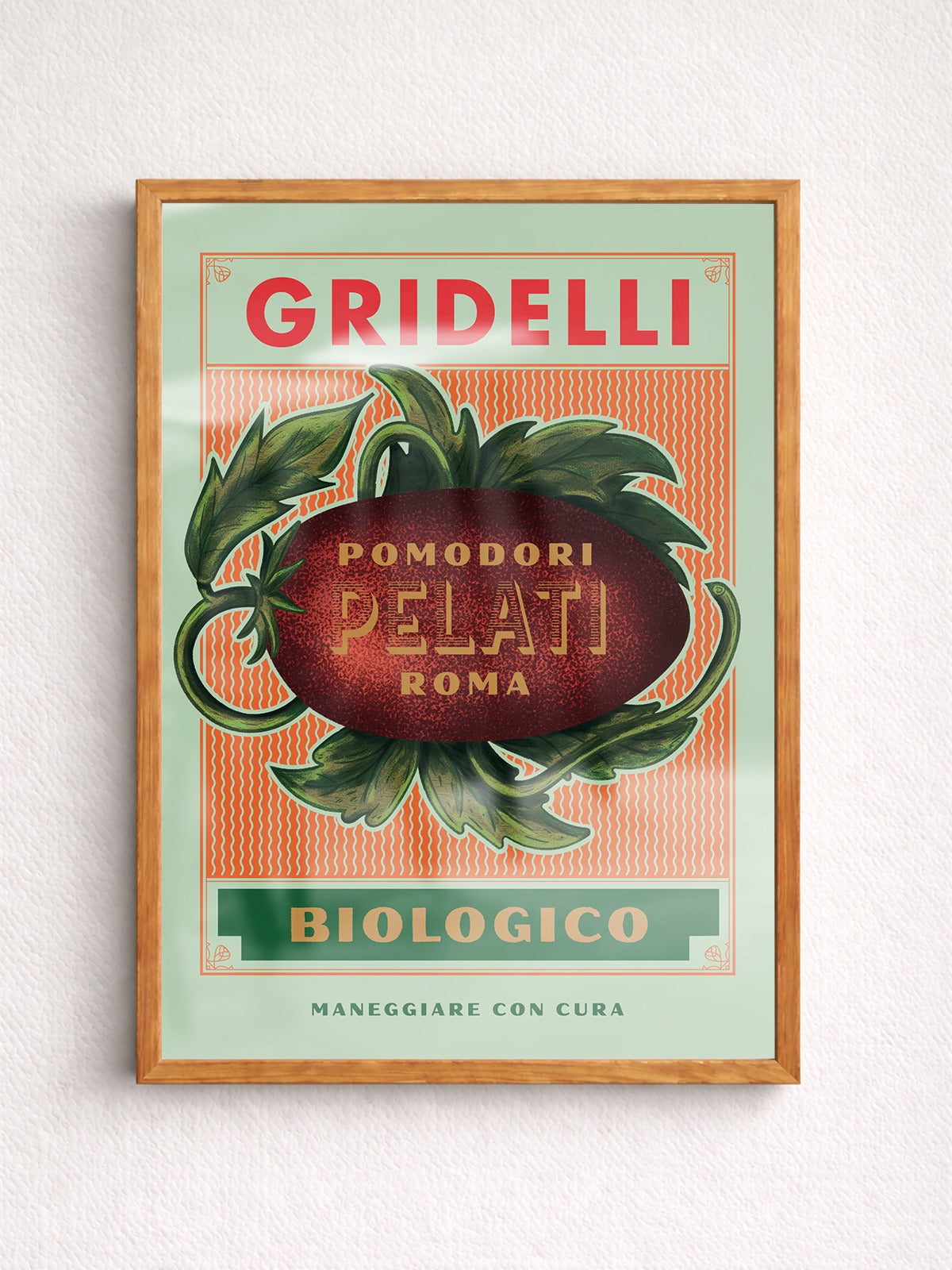 Gridelli - Affisch Pomodoro blå 50 x 70 cm