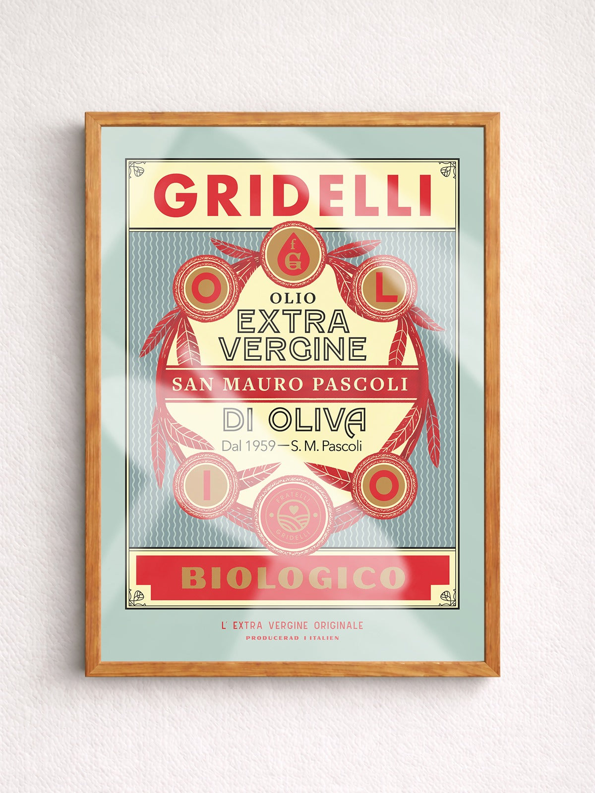 Gridelli - Affisch San Mauro 30 x 40 cm