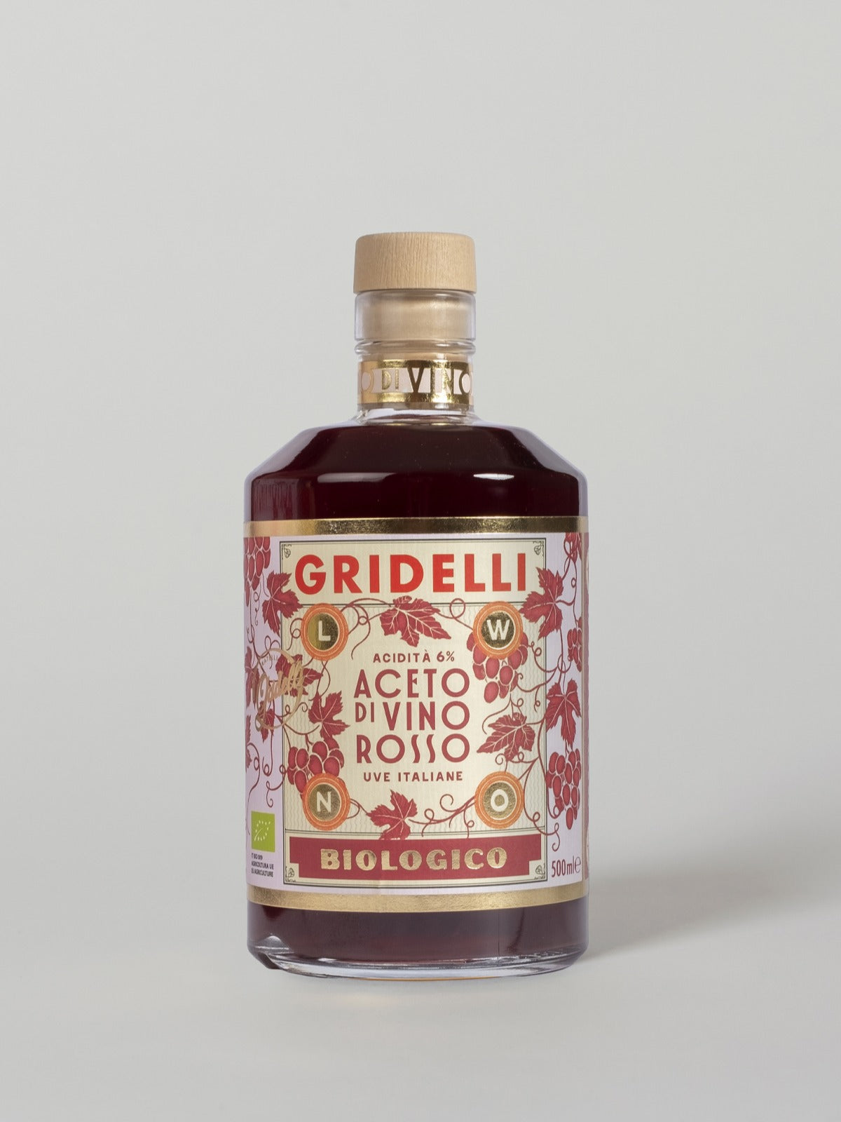 Gridelli - Aceto di Vino Rosso, 500 ml