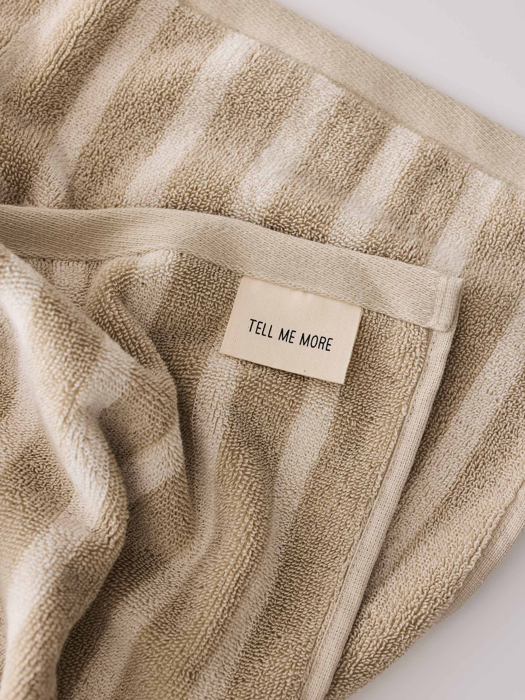 Tell Me More Bonnie Bath Towel - Beige 70*140cm