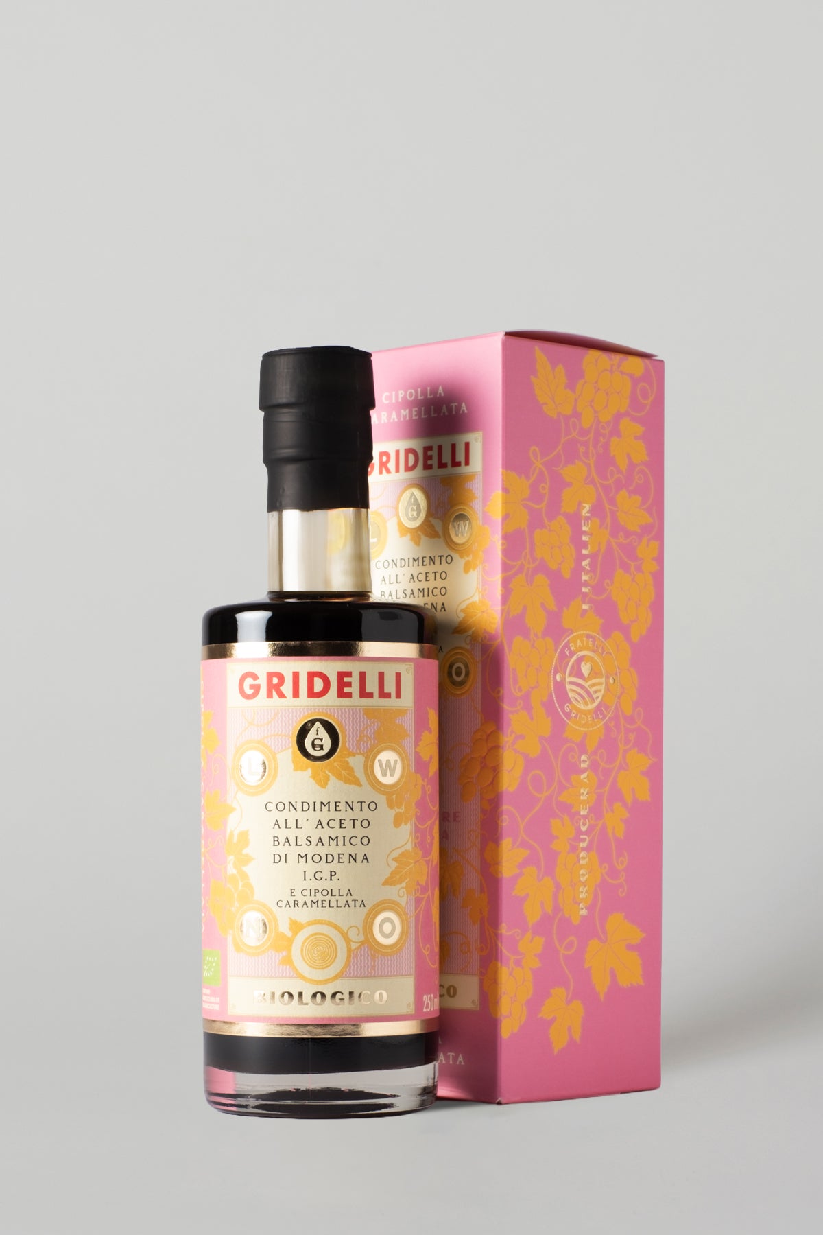 Gridelli - Aceto balsamico I.G.P., Cipolla Caramellata, 250ml, EKO