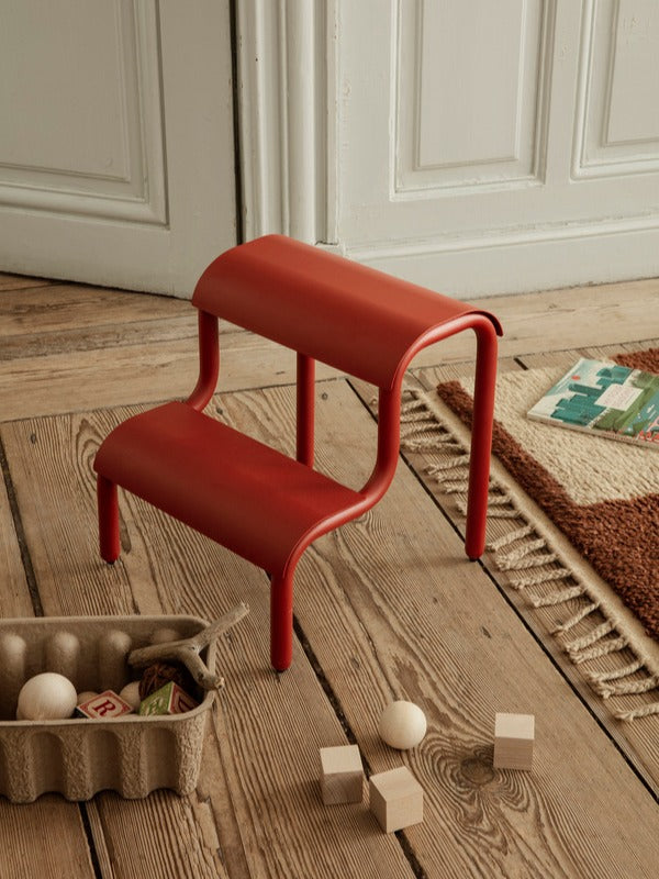 Ferm Living Up Step Stool - Poppy Red