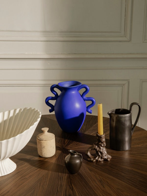 Ferm Living Verso Table Vase - Bright Blue