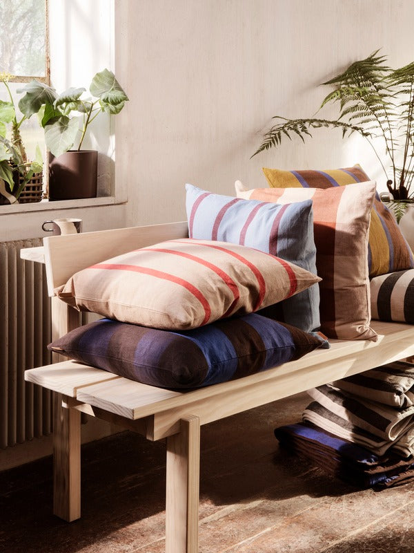 Ferm Living Grand Cushion - Camel/Red