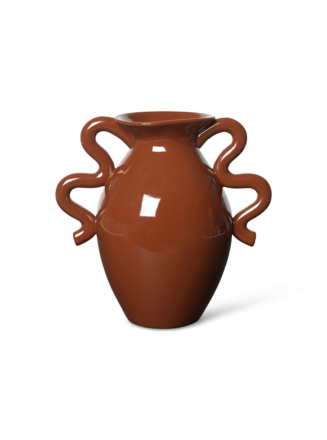 Ferm Living Verso Table Vase - Terracotta