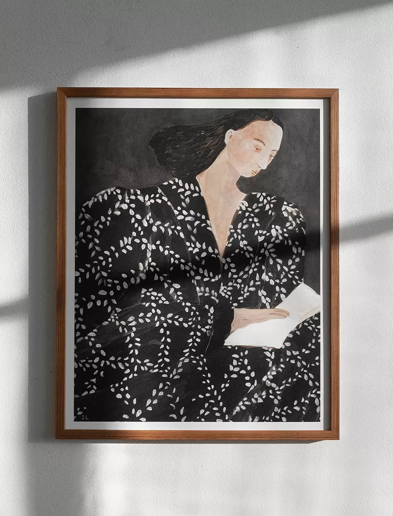 Fine Little Day Reading Poster 70x50cm