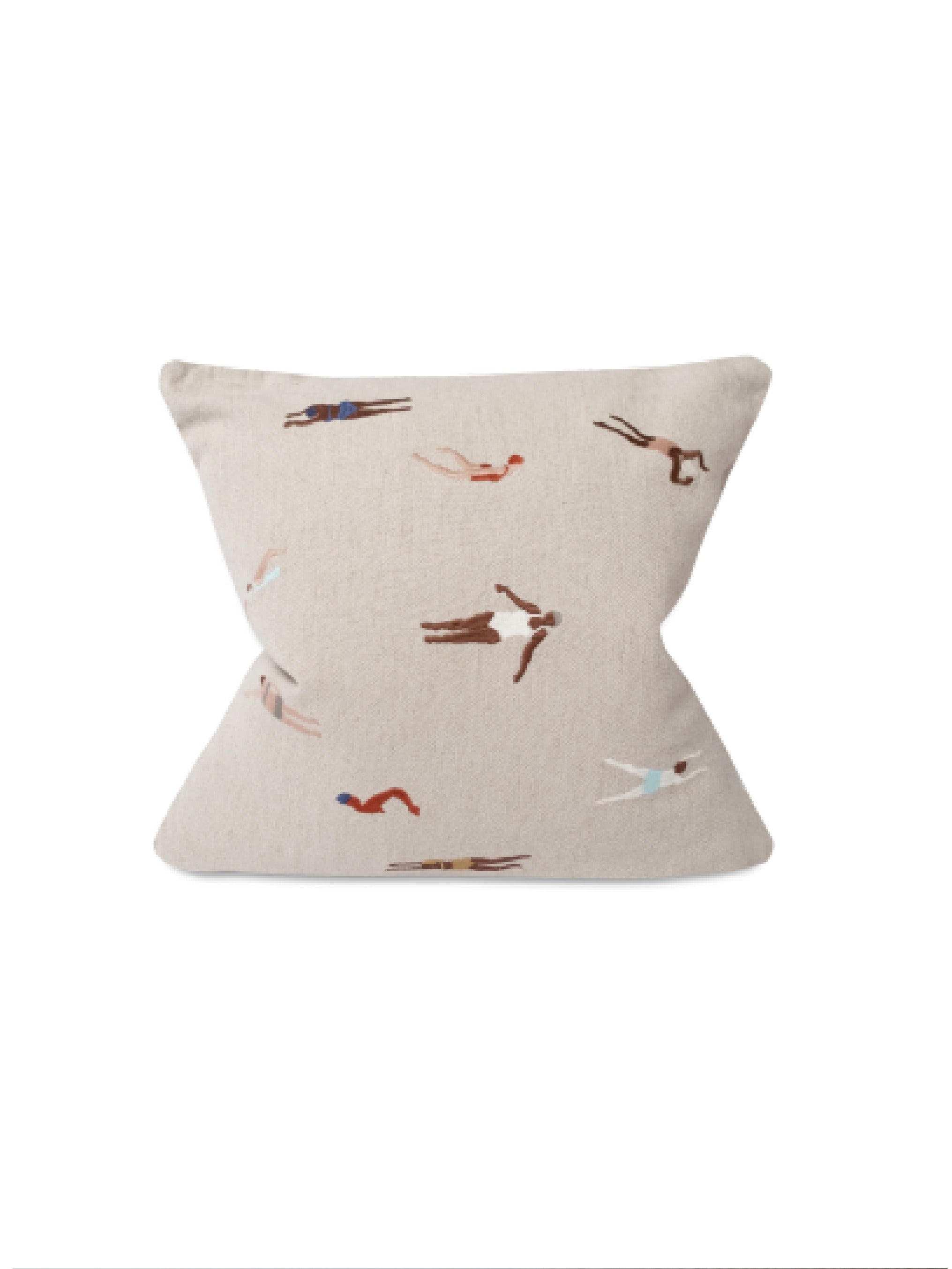 Fine Little Day Swimmers Broderat Kuddfodral