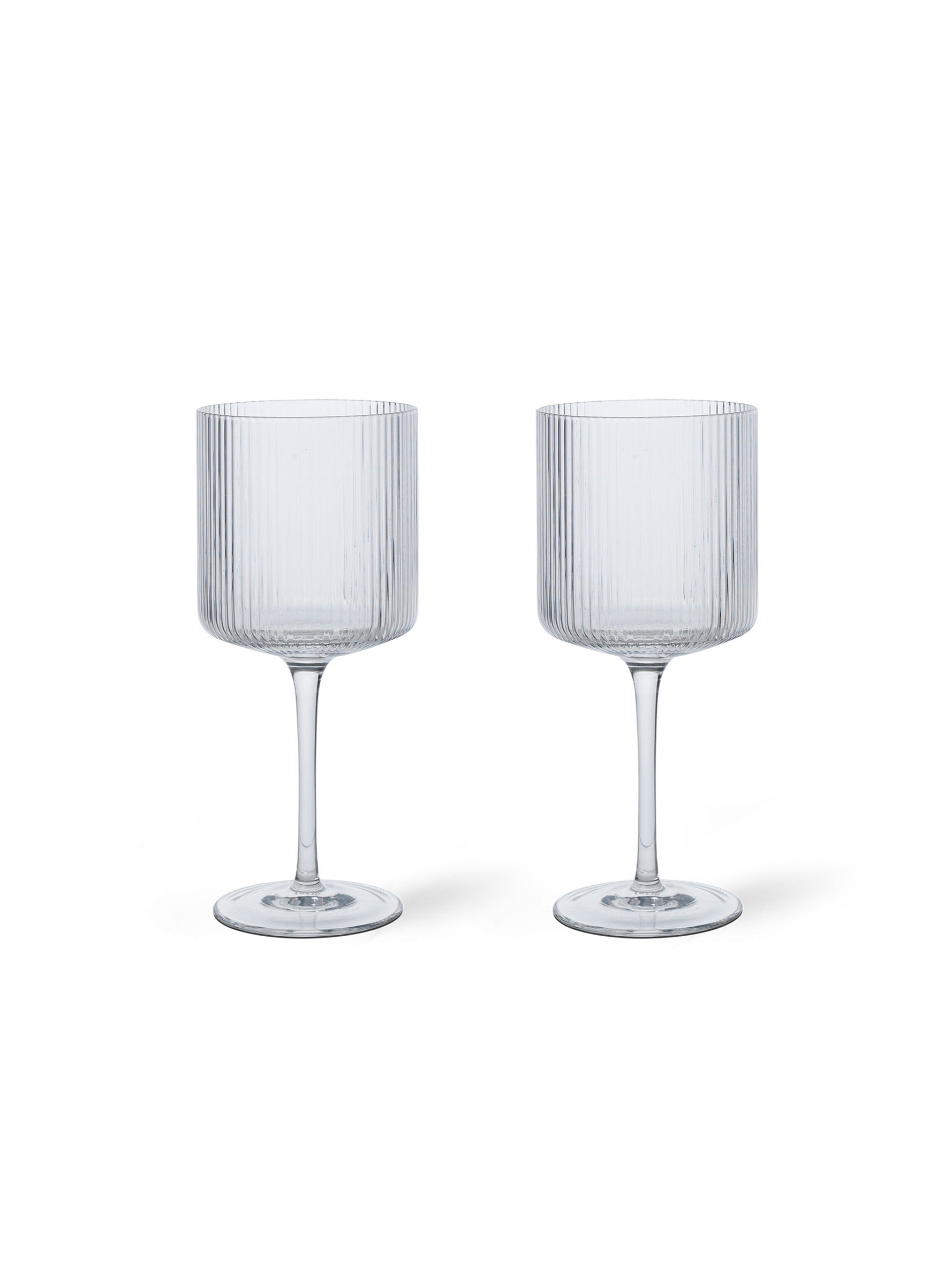Ferm Living Ripple Red Wine Glasses - Set of 2